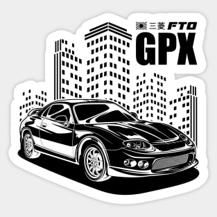 FTO GPX - Black Print Sticker